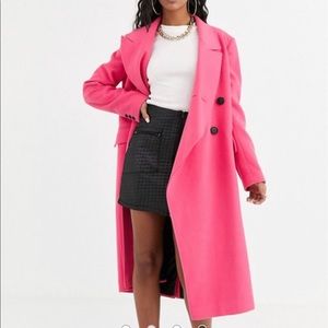 NWT ASOS asymmetric formal coat.